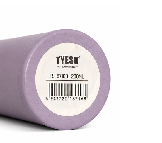 ماگ استیل 200 میلی‌لیتری TYESO رنگ یاسی
